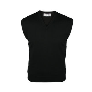 Extrafine Merino Classic Fit Vest - Black