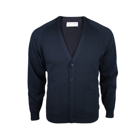 Extrafine Merino Classic Fit Cardigan Dark Navy Silverdale Mens Clothing Knitwear Merino Lambswool Pure Wool Shirts and More. Looking for a Pullover Sweater Jumper Cardigan Shirt Merino Wool