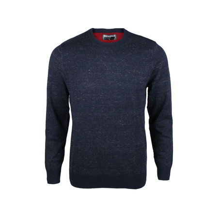 Contrast Detail Crew Neck - Tailored Fit.  Galaxy