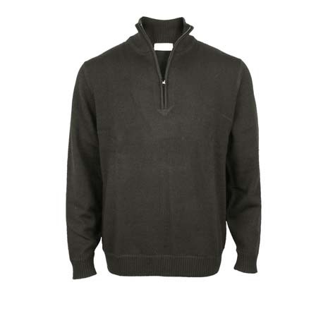 Pure Wool 1/4 Zip - Charcoal