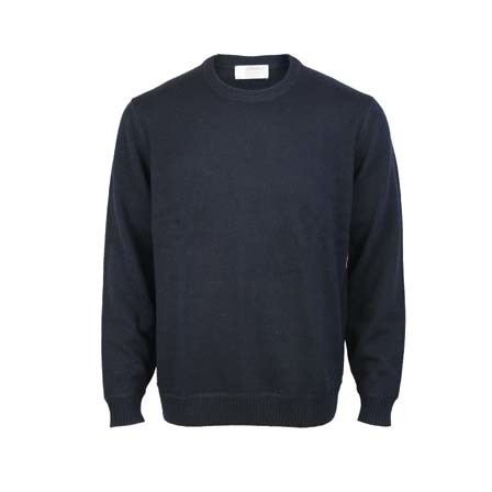 Pure Wool Crew - Dark Navy